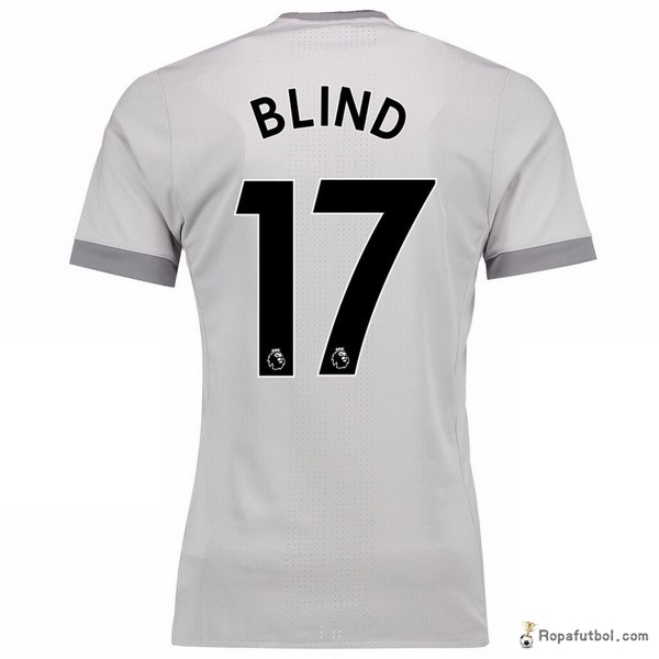 Camiseta Manchester United Replica Tercera Ropa Blind 2017/18